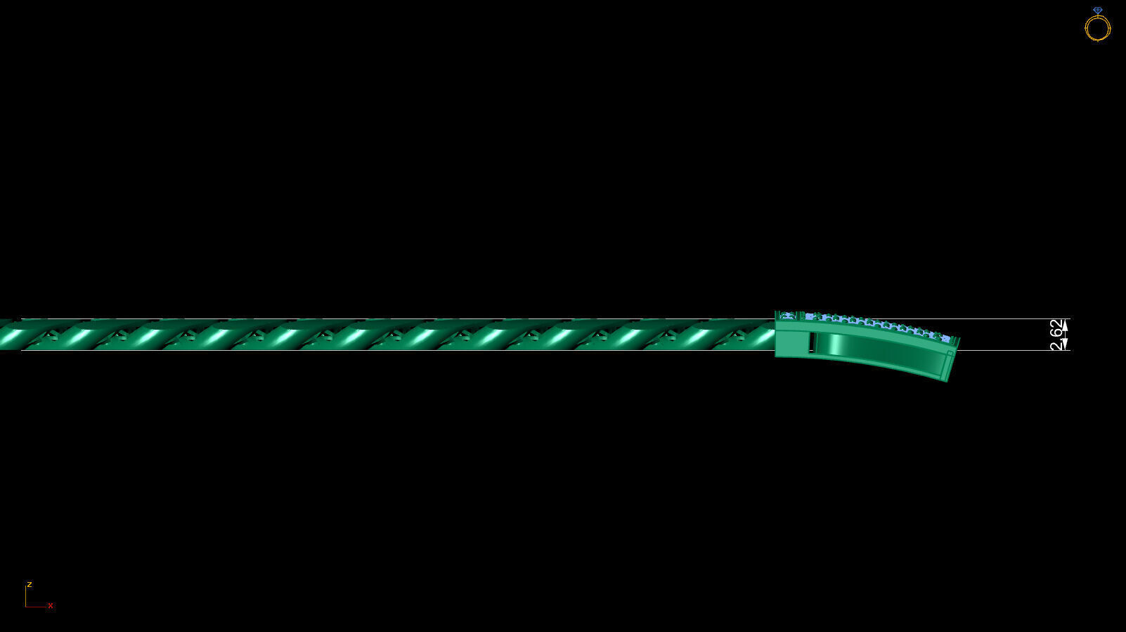 Cuban Chain 9mm 3D print model_9