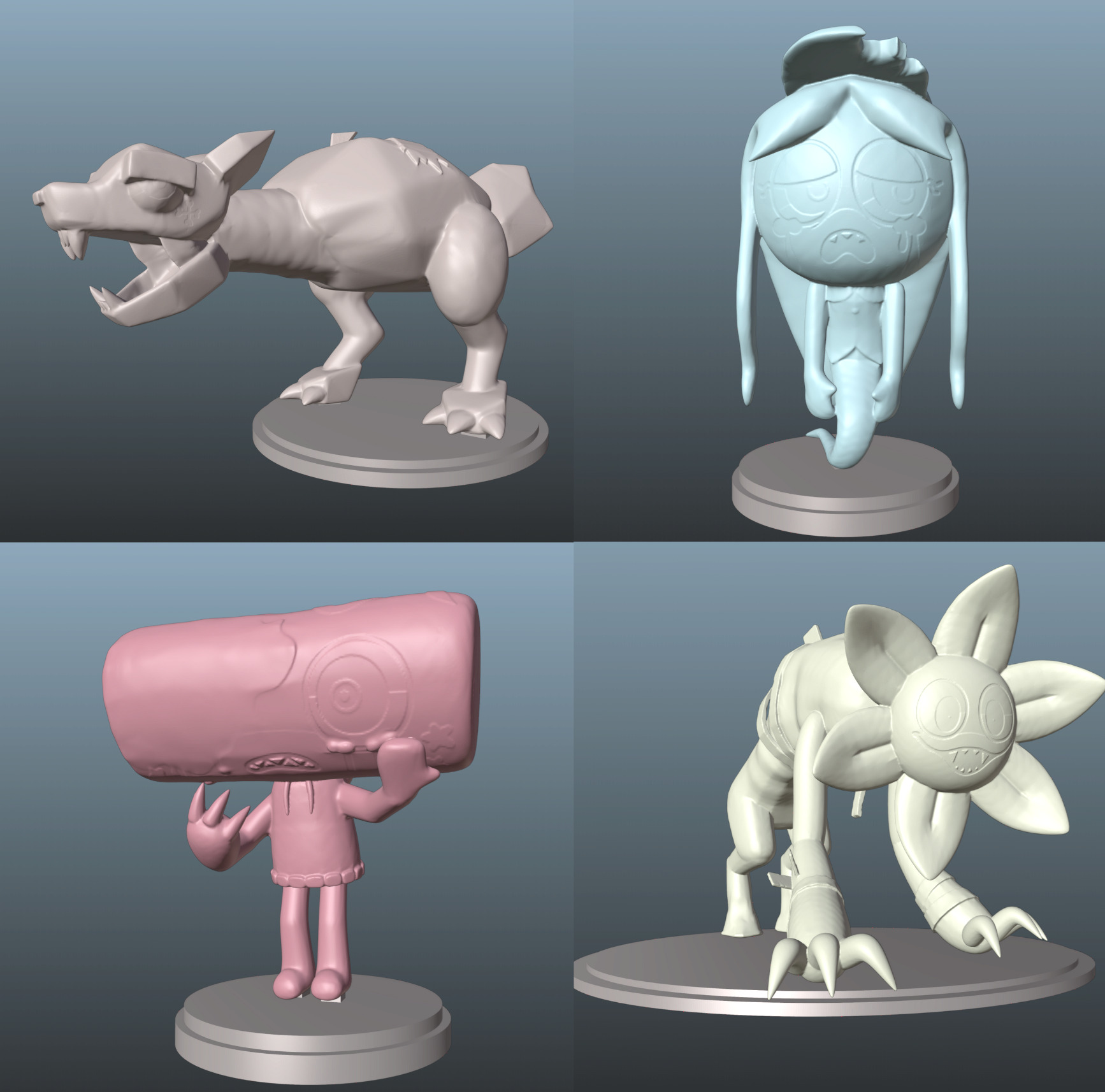 Dandy World Twisteds Bundle 3D print model_2