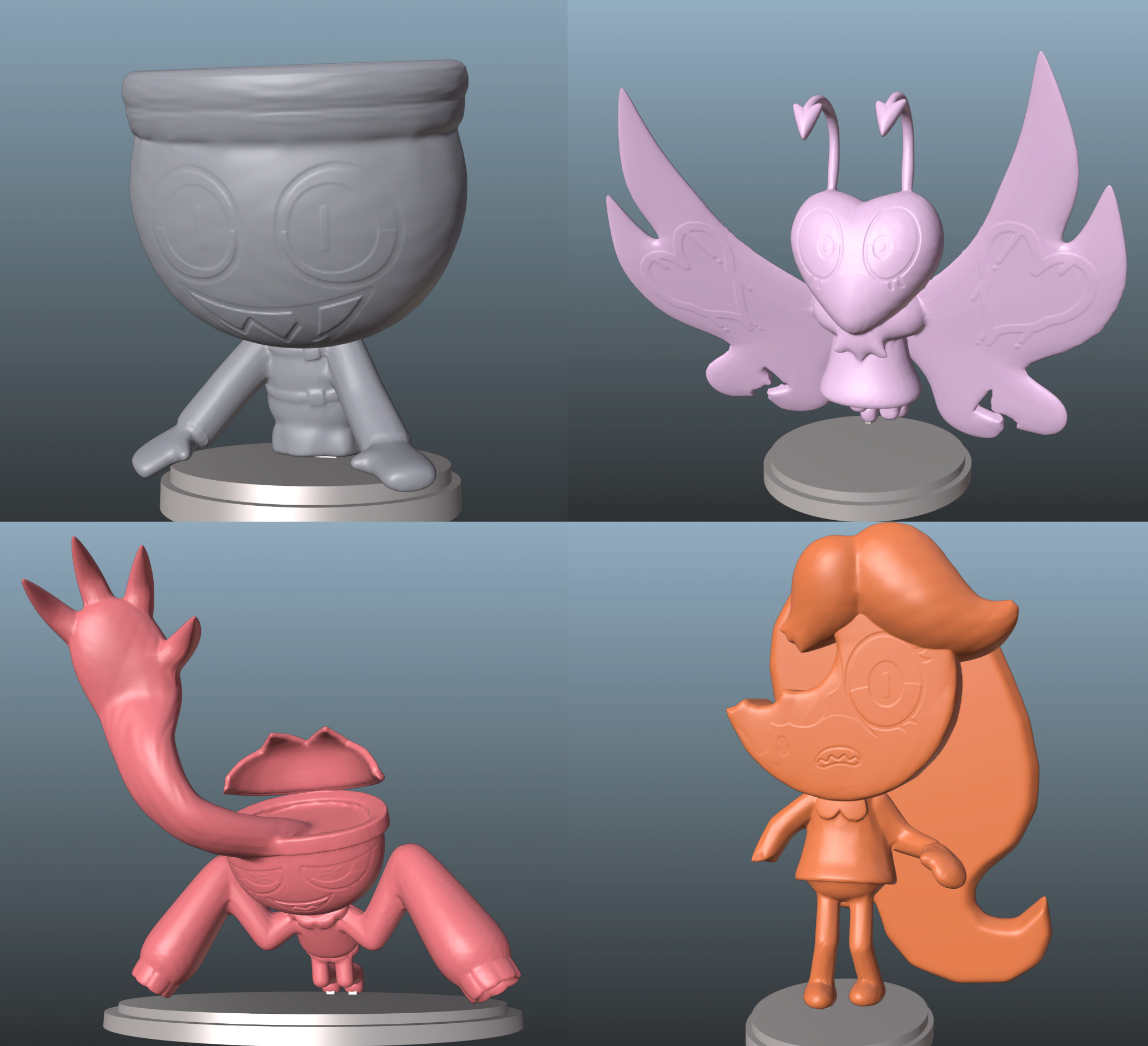 Dandy World Twisteds Bundle 3D print model_3