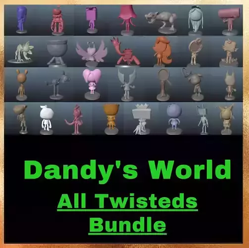 Dandy World Twisteds Bundle 3D print model