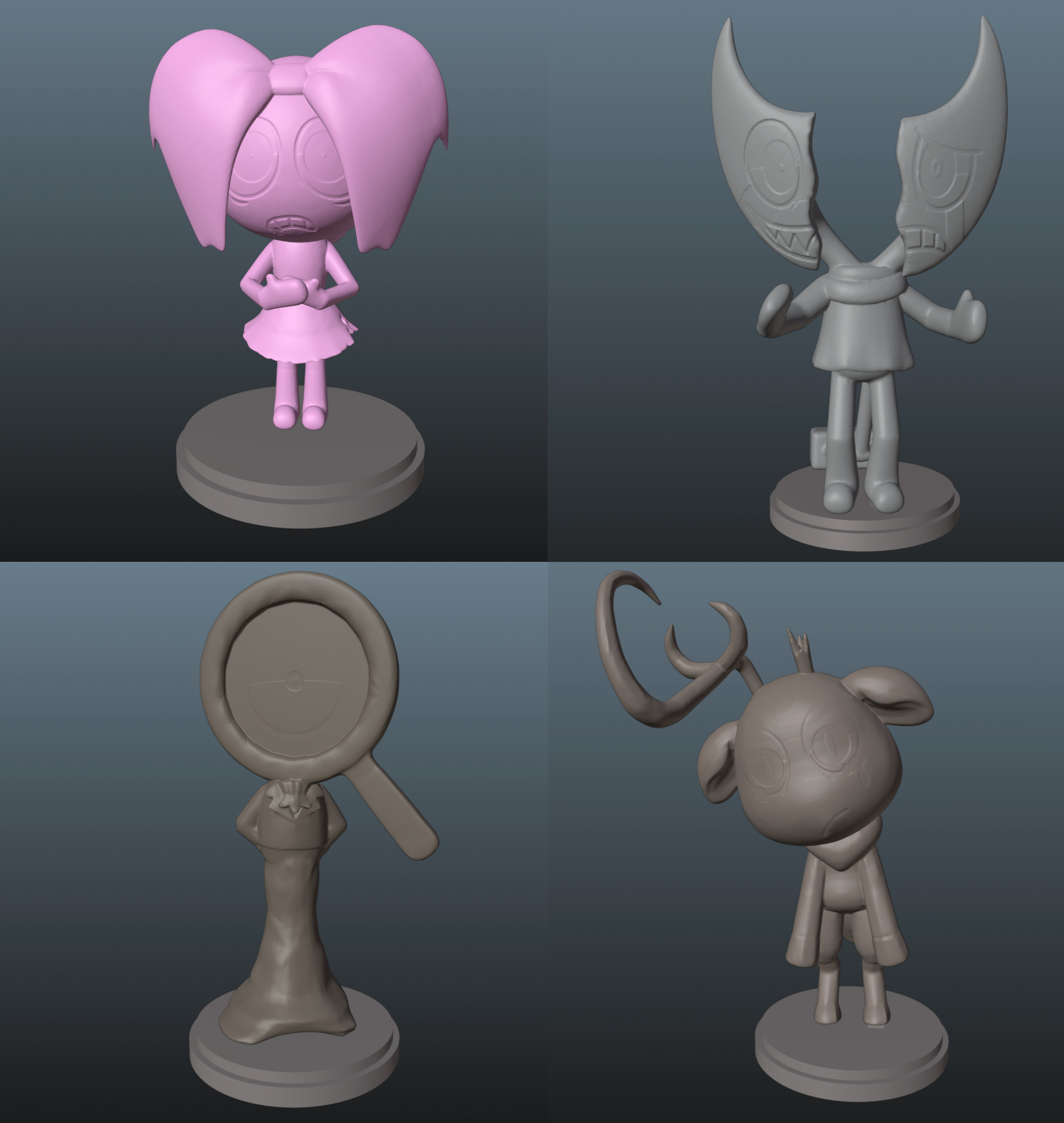 Dandy World Twisteds Bundle 3D print model_5