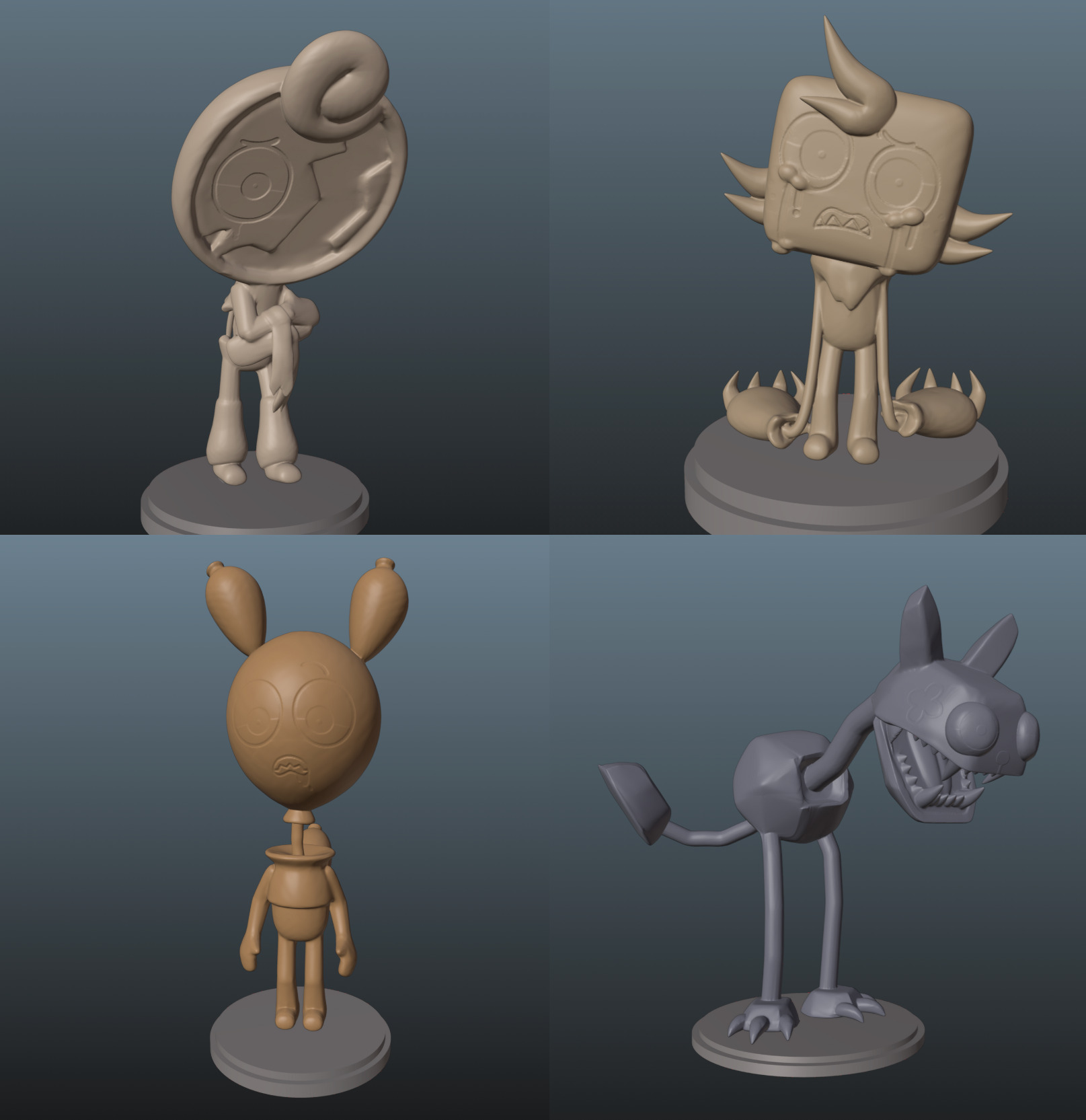 Dandy World Twisteds Bundle 3D print model_4