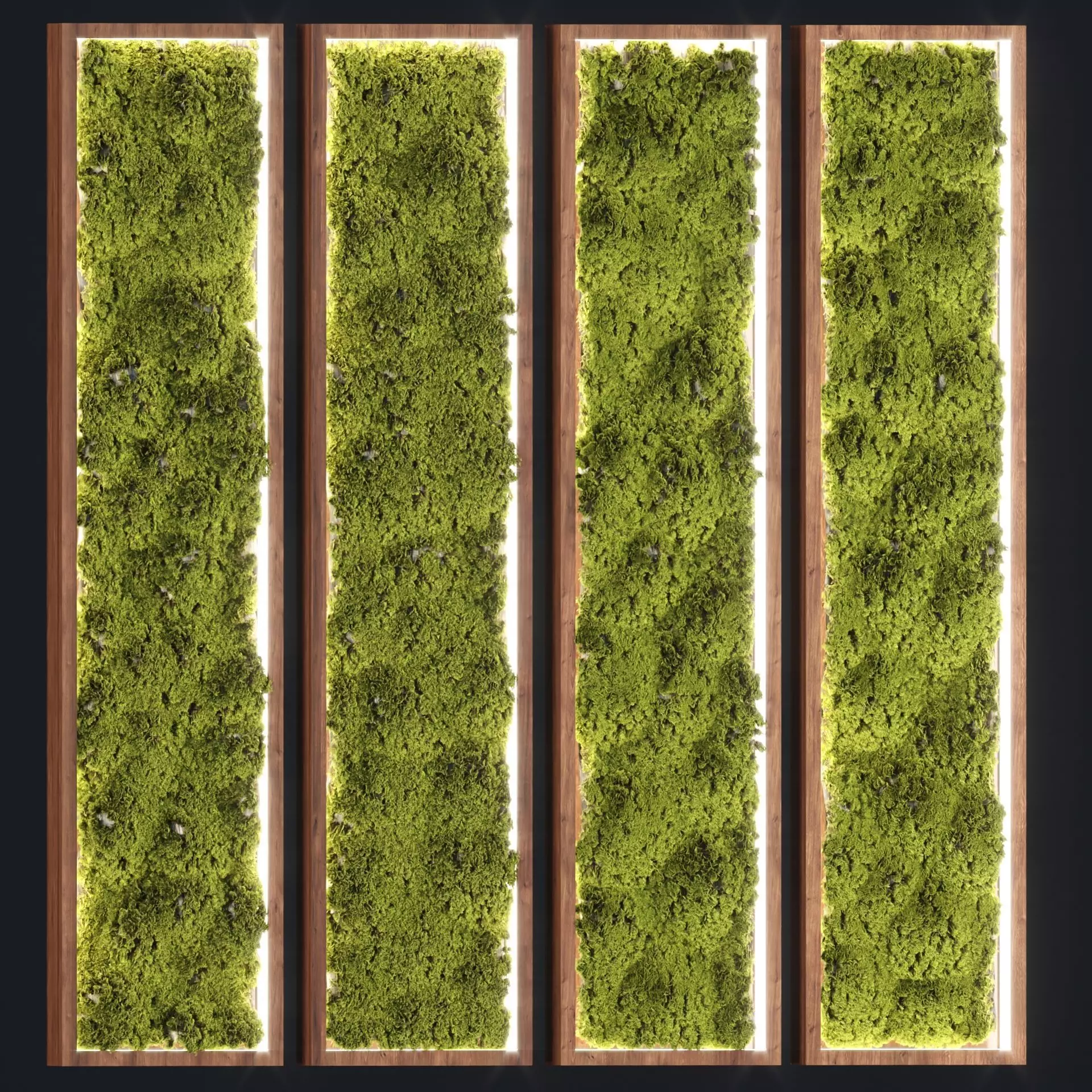 Architectural Vertical Green Wall Vol 293 3D model_0
