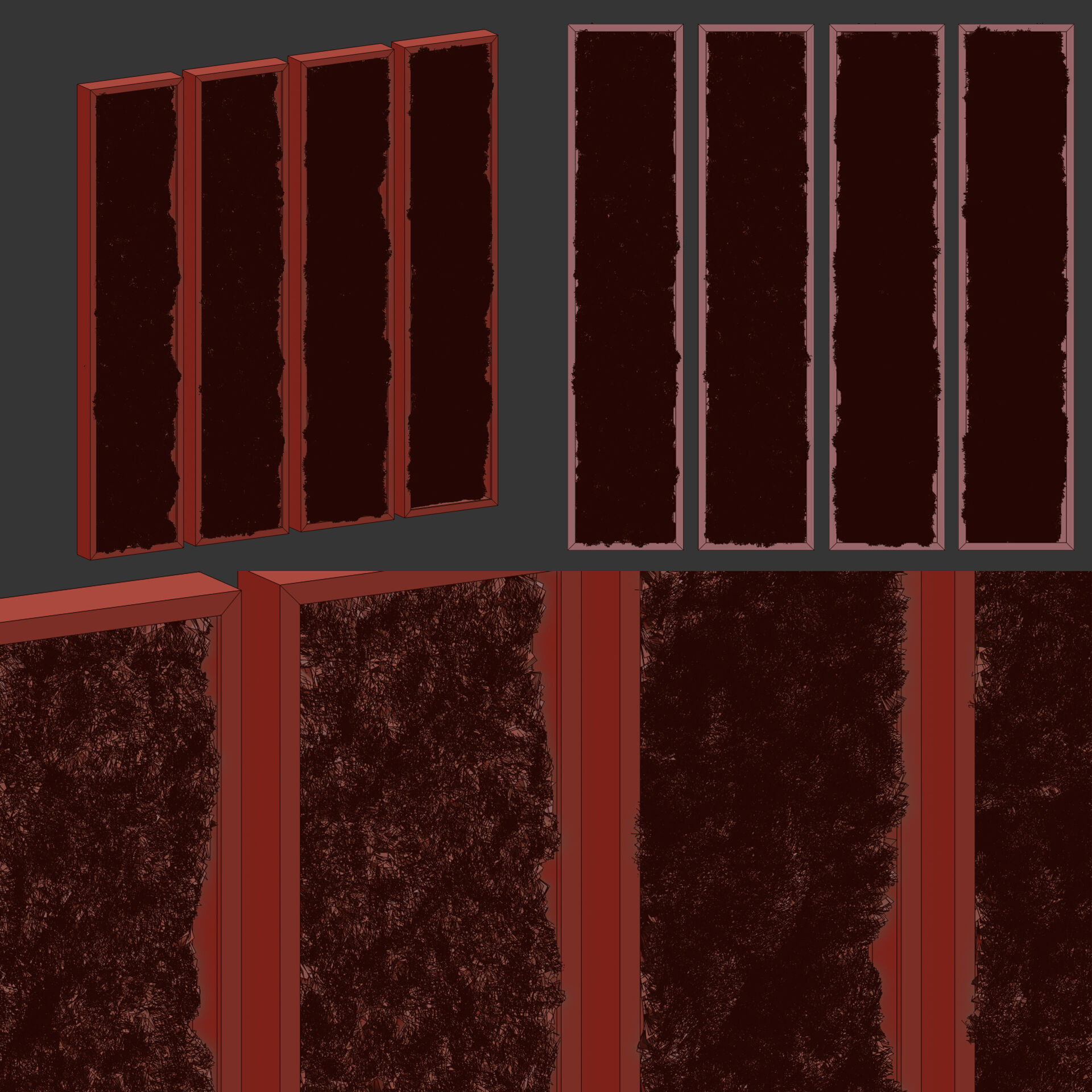 Architectural Vertical Green Wall Vol 293 3D model_4