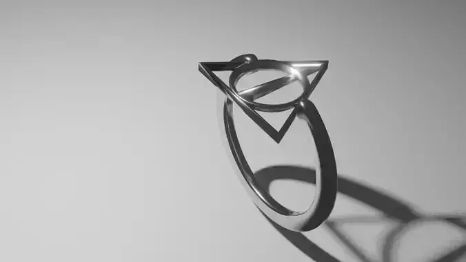 DEATHLY HALLOWS -RING 3D model