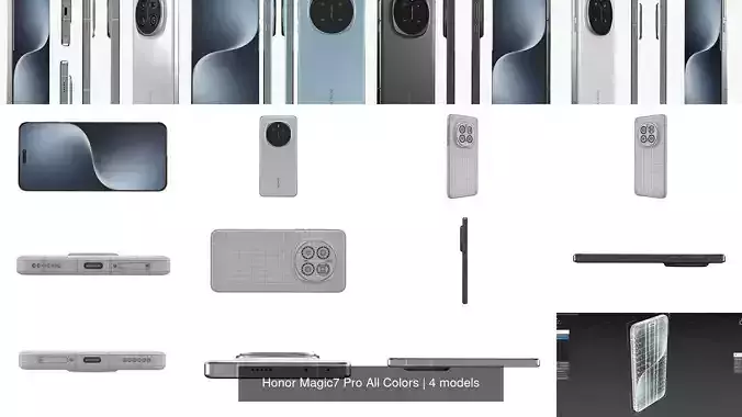 Honor Magic7 Pro All Colors