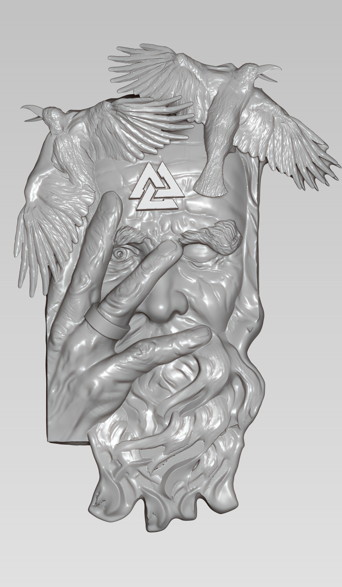 Odin bendent 3D print model_1