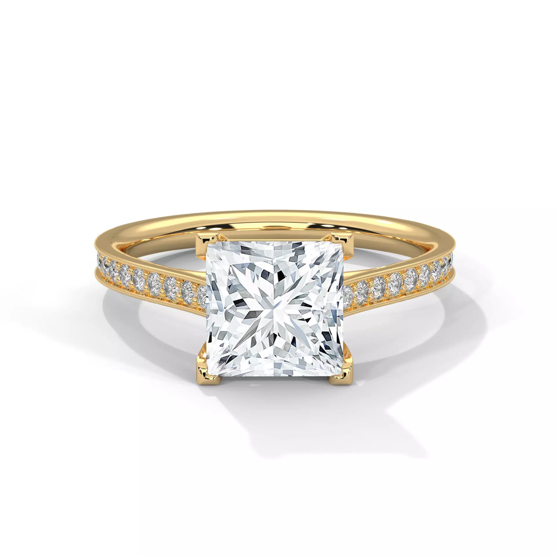solitaire ring with detail images and 360 render videos 98 3D print model