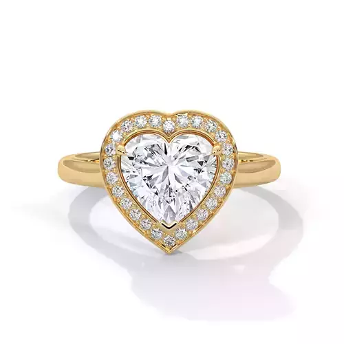 solitaire ring with detail images and 360 render videos 93
