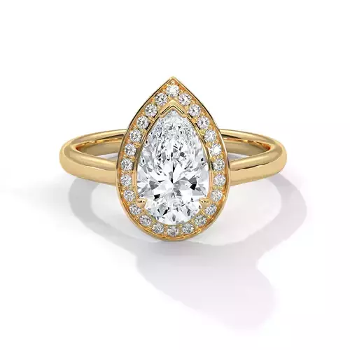 solitaire ring with detail images and 360 render videos 92