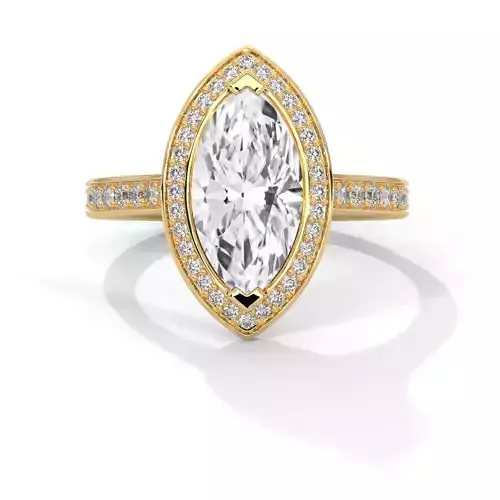 solitaire ring with detail images and 360 render videos 87 3D print model