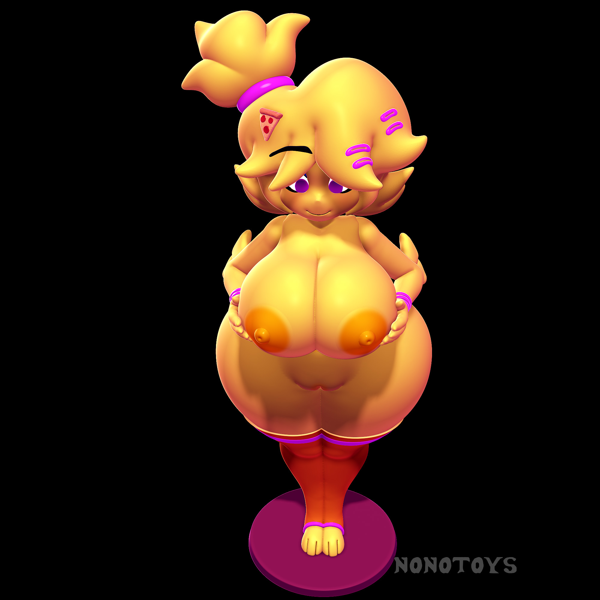 Chiku - Fap Nights At Freddys NSFW and SFW  3D print model_5