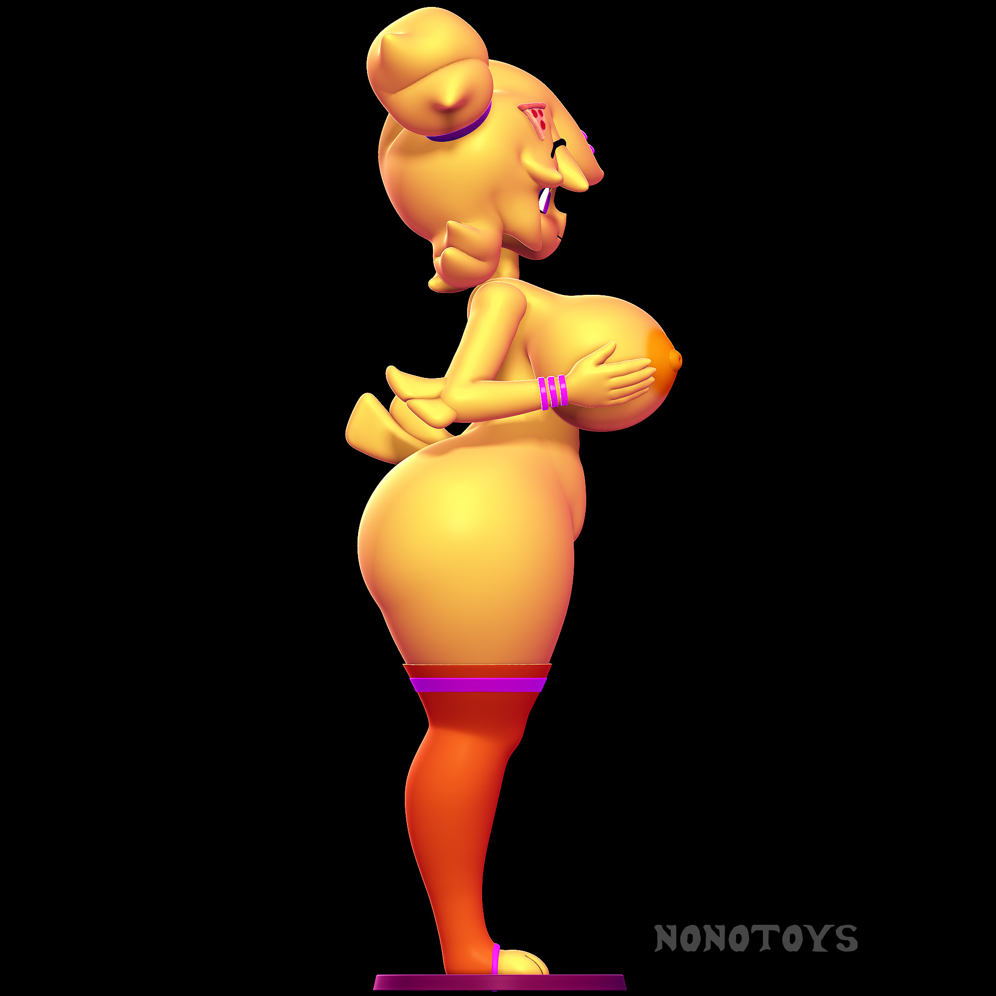 Chiku - Fap Nights At Freddys NSFW and SFW  3D print model_3