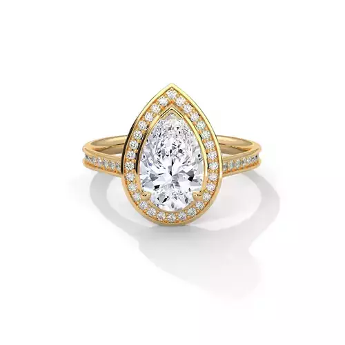 solitaire ring with detail images and 360 render videos 8