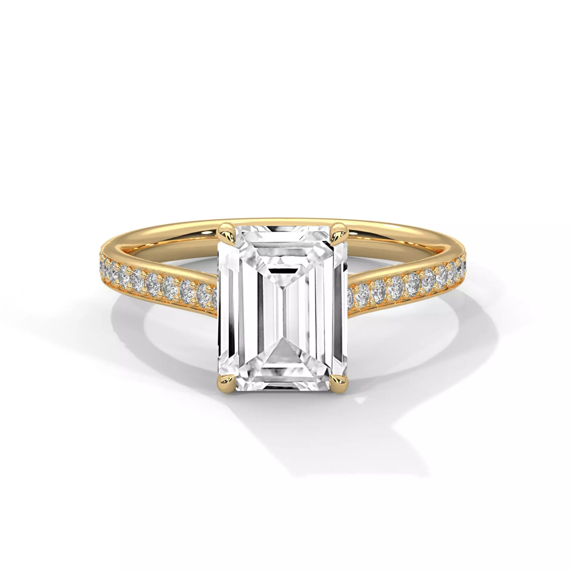solitaire ring with detail images and 360 render videos 76 3D print model_0
