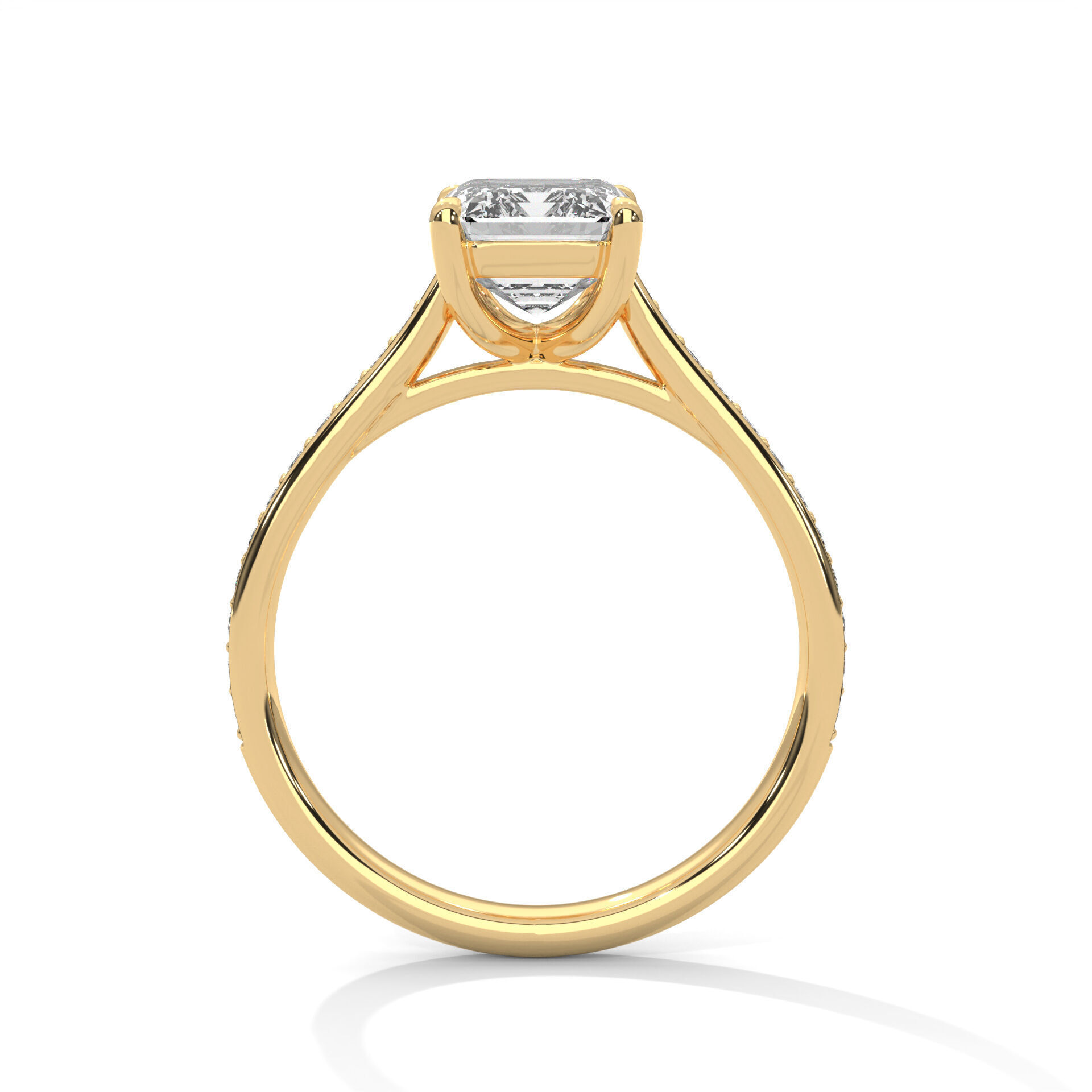 solitaire ring with detail images and 360 render videos 76 3D print model_7