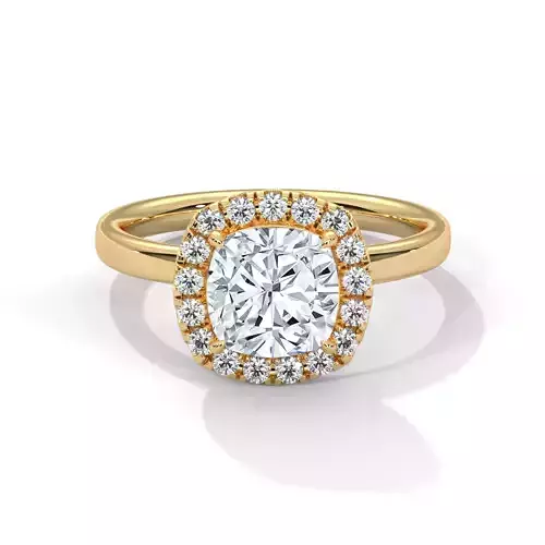solitaire ring with detail images and 360 render videos 75 3D print model