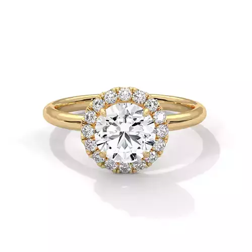 solitaire ring with detail images and 360 render videos 74 3D print model