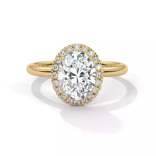 solitaire ring with detail images and 360 render videos 73