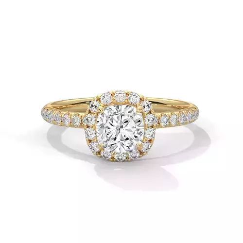 solitaire ring with detail images and 360 render videos 72