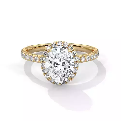solitaire ring with detail images and 360 render videos 71