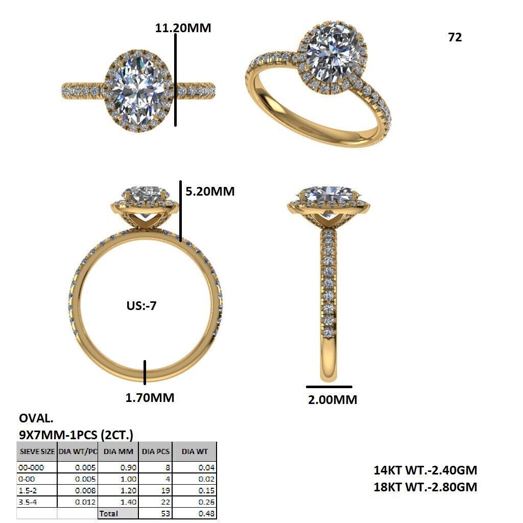 solitaire ring with detail images and 360 render videos 71 3D print model_9