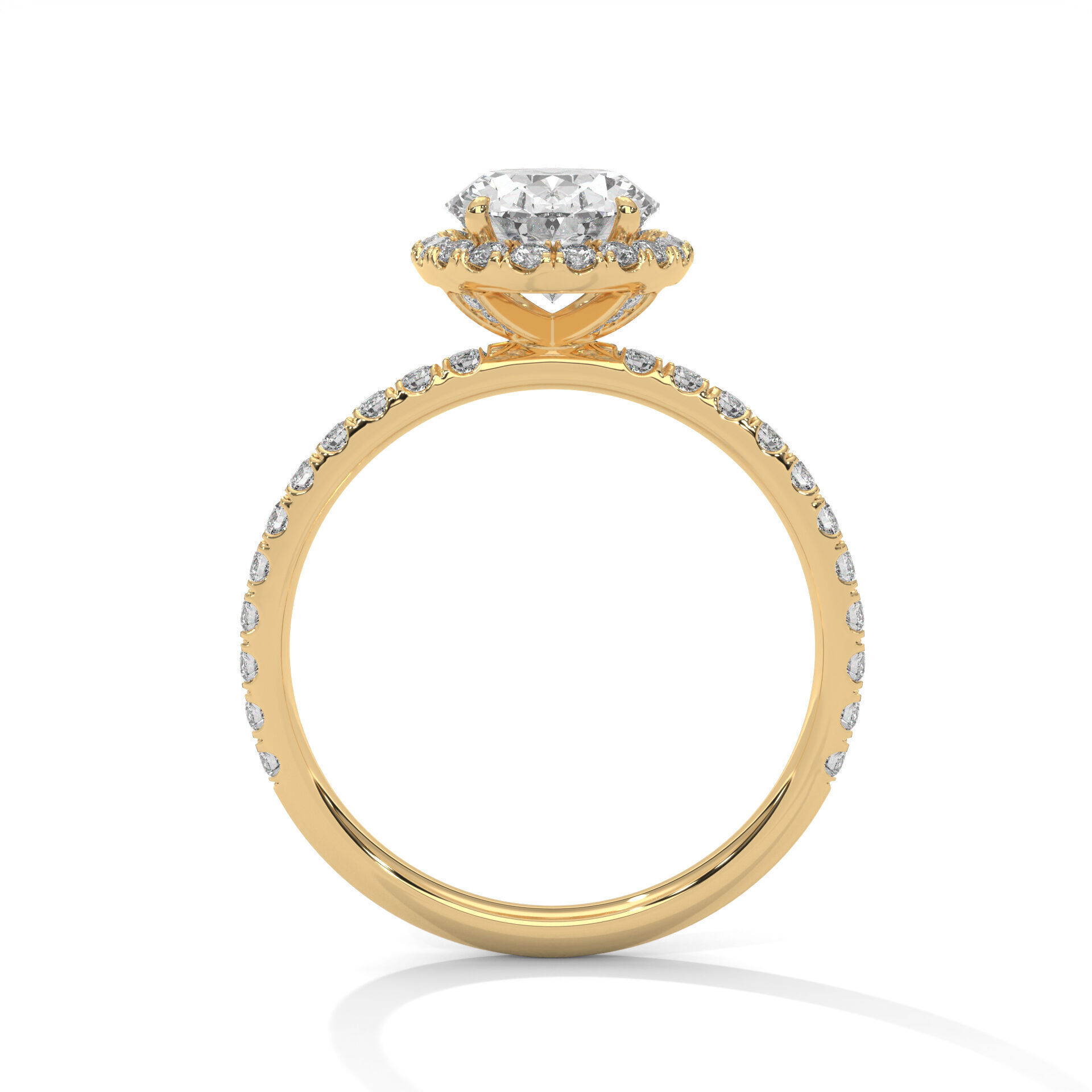 solitaire ring with detail images and 360 render videos 71 3D print model_6