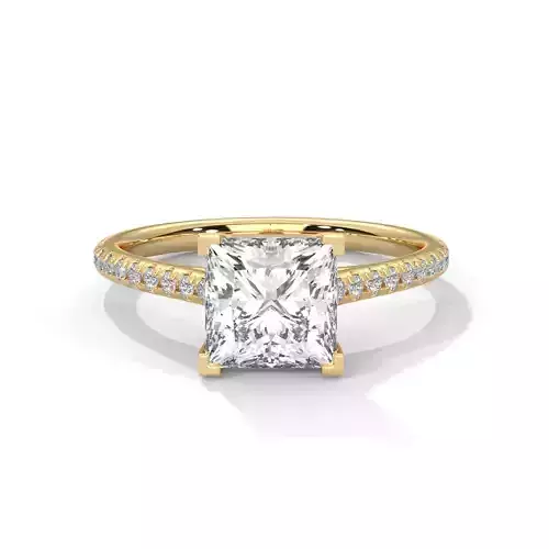 solitaire ring with detail images and 360 render videos 69