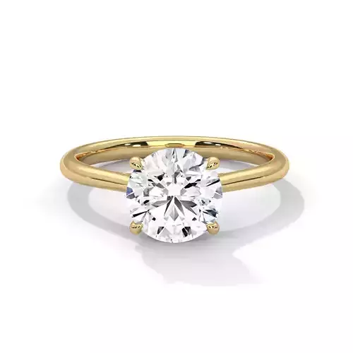 solitaire ring with detail images and 360 render videos 68