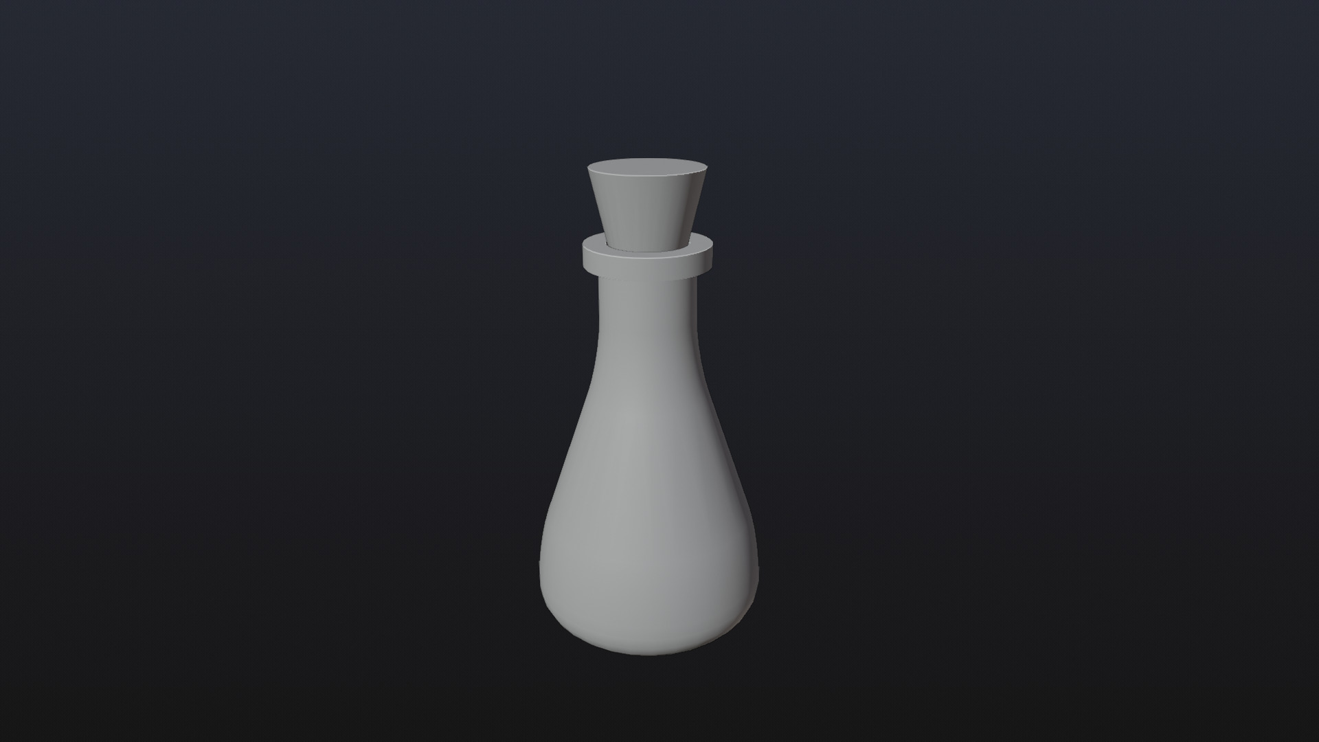 Stylized Bottle Free low-poly 3D model_15