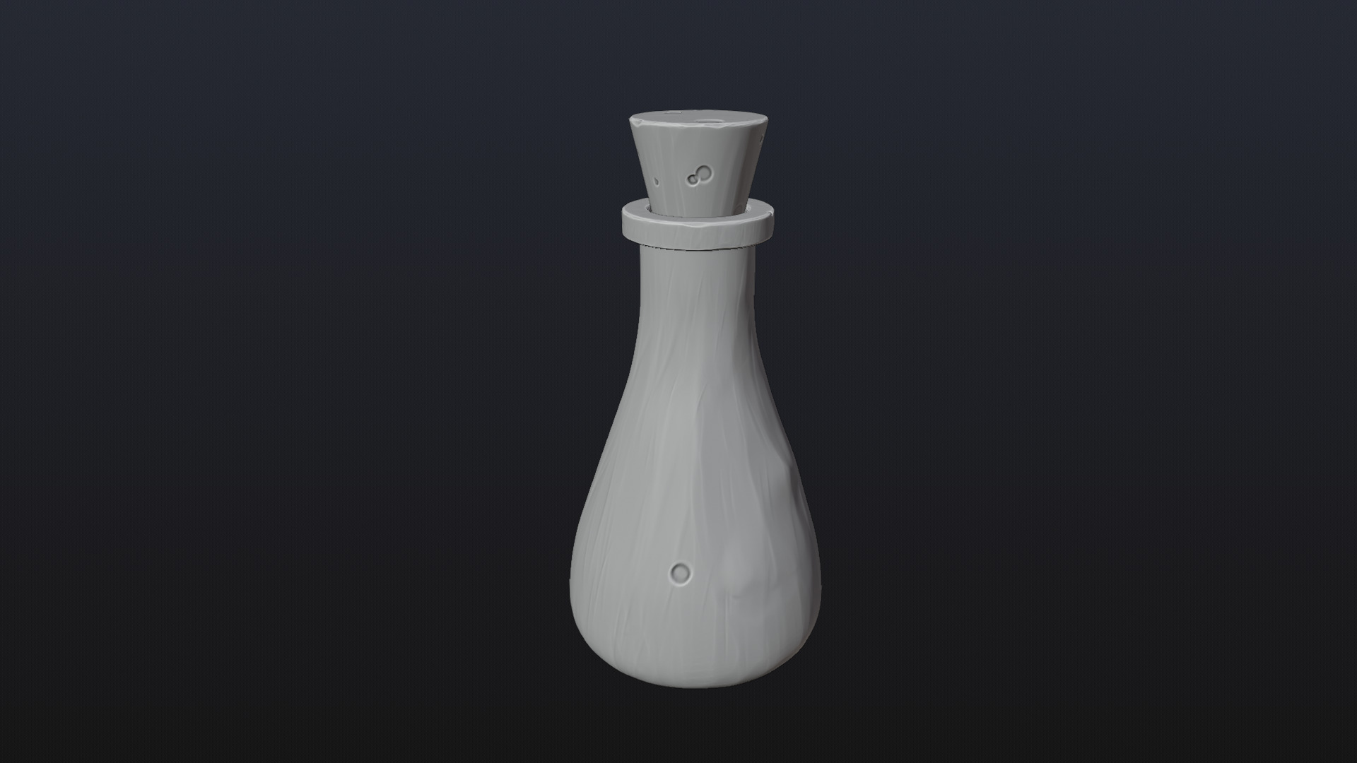 Stylized Bottle Free low-poly 3D model_8