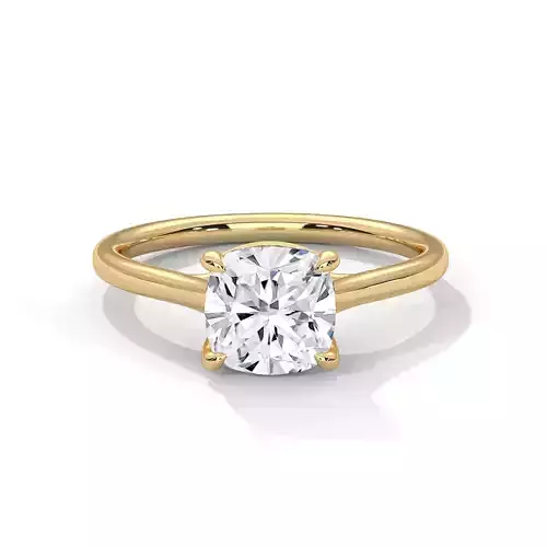 solitaire ring with detail images and 360 render videos 6