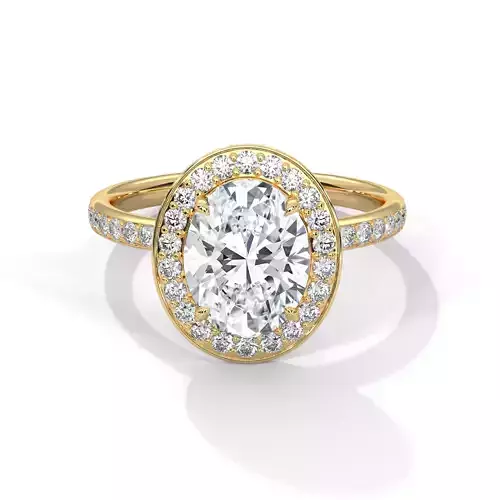 solitaire ring with detail images and 360 render videos 53 3D print model