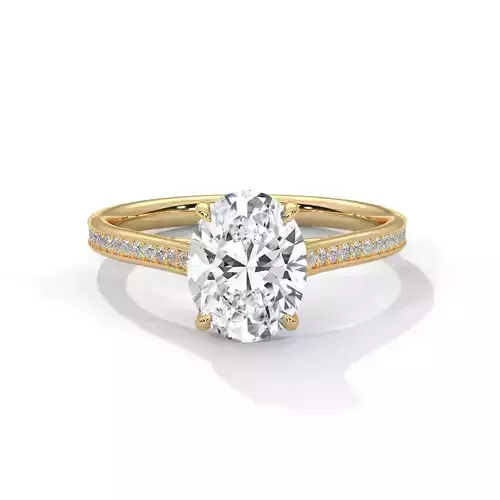 solitaire ring with detail images and 360 render videos 52