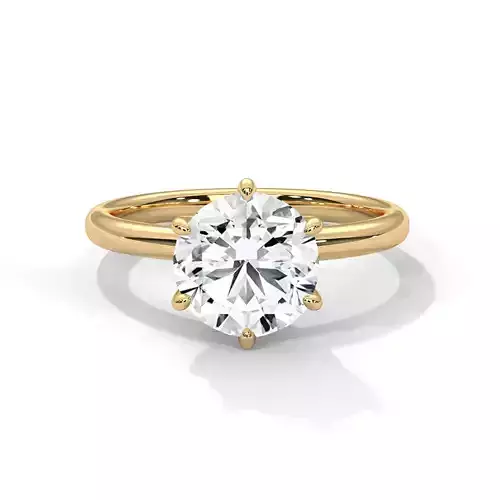 solitaire ring with detail images and 360 render videos 42