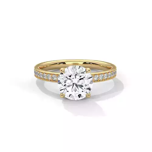 solitaire ring with detail images and 360 render videos 41