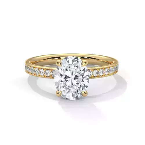 solitaire ring with detail images and 360 render videos 40