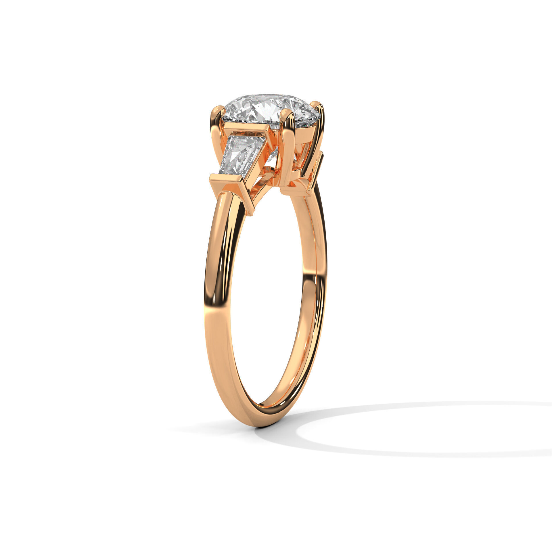 solitaire ring with detail images and 360 render videos 36 3D print model_4