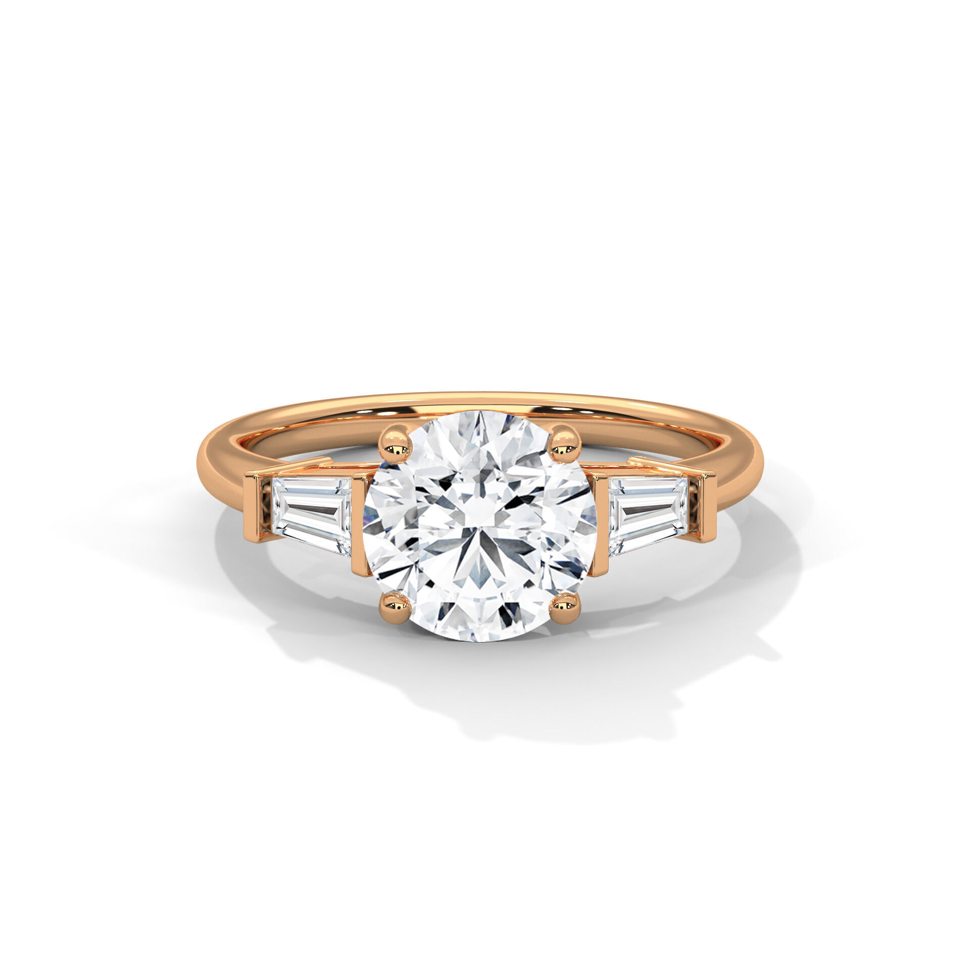 solitaire ring with detail images and 360 render videos 36 3D print model_1