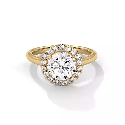 solitaire ring with detail images and 360 render videos 35