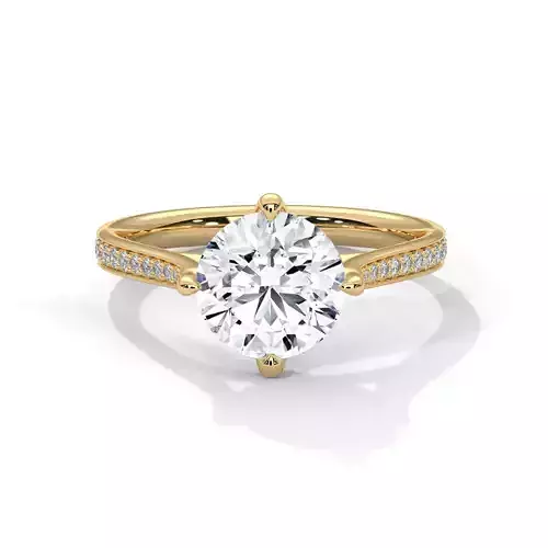 solitaire ring with detail images and 360 render videos 29