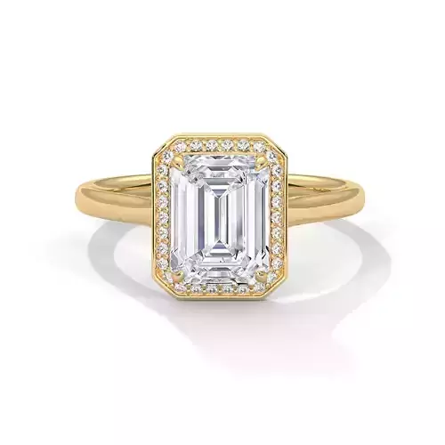 solitaire ring with detail images and 360 render videos 25