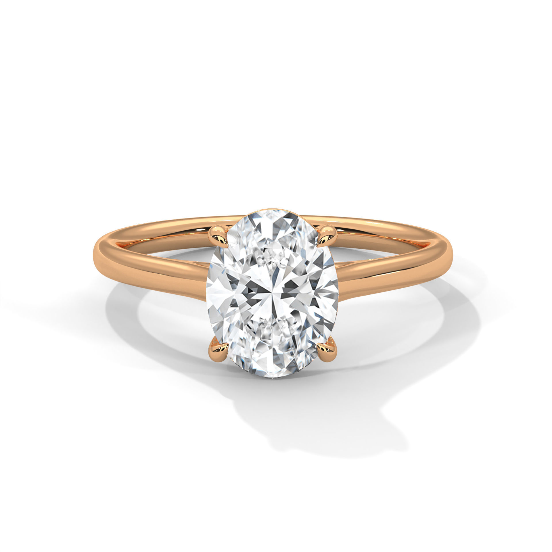solitaire ring with detail images and 360 render videos 23 3D print model_1