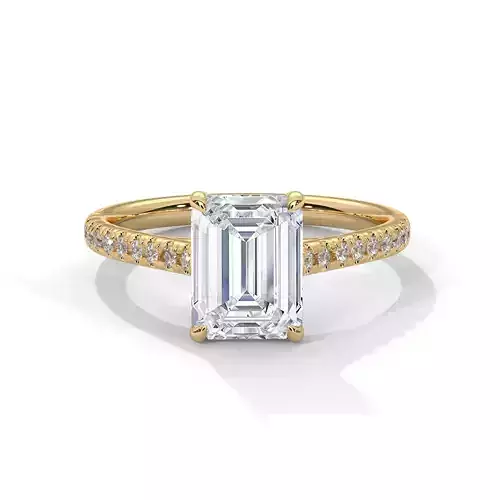 solitaire ring with detail images and 360 render videos 21