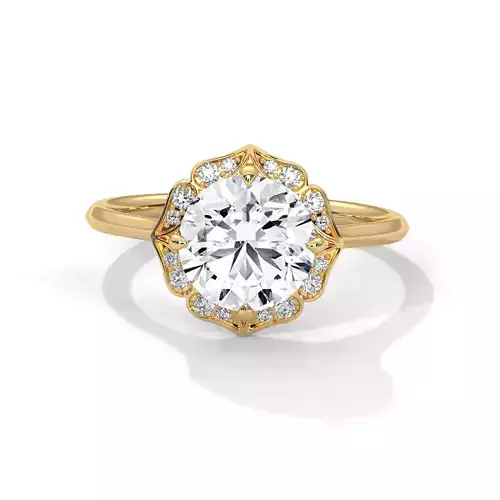solitaire ring with detail images and 360 render videos 19