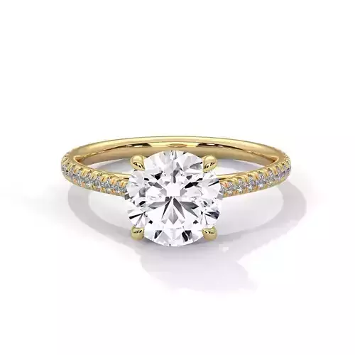 solitaire ring with detail images and 360 render videos 18 3D print model
