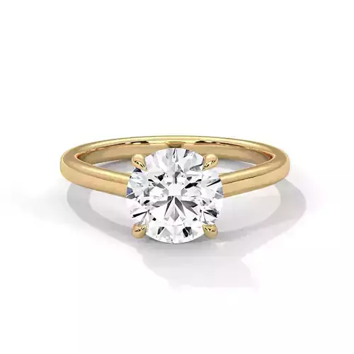 solitaire ring with detail images and 360 render videos 105 3D print model
