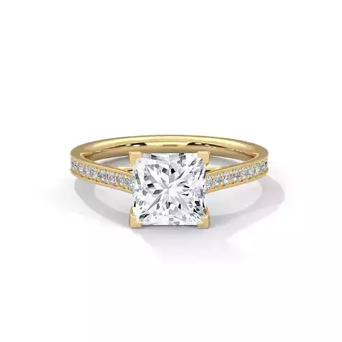 solitaire ring with detail images and 360 render videos 101 3D print model