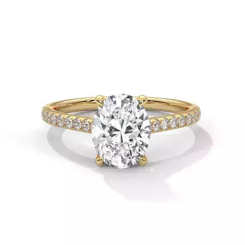 solitaire wedding ring with detail images and 360 render videos 3D print model