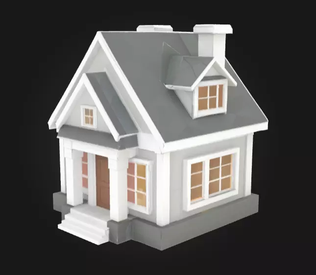 cottage 3D model_0
